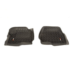 Rugged Ridge 82902.40 Floor Liners; Front; Pair; Black; 17-Ford F-250