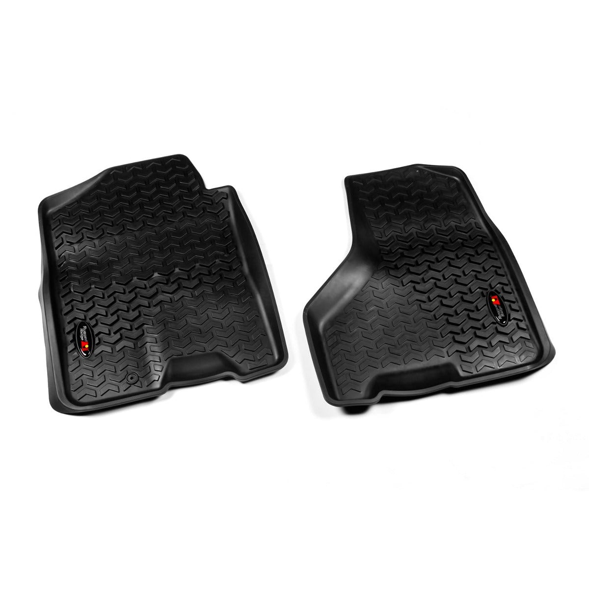 Rugged Ridge 82903.04 Front Floor Liners, Black