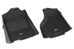 Rugged Ridge 82903.05 Front Floor Liners, Black