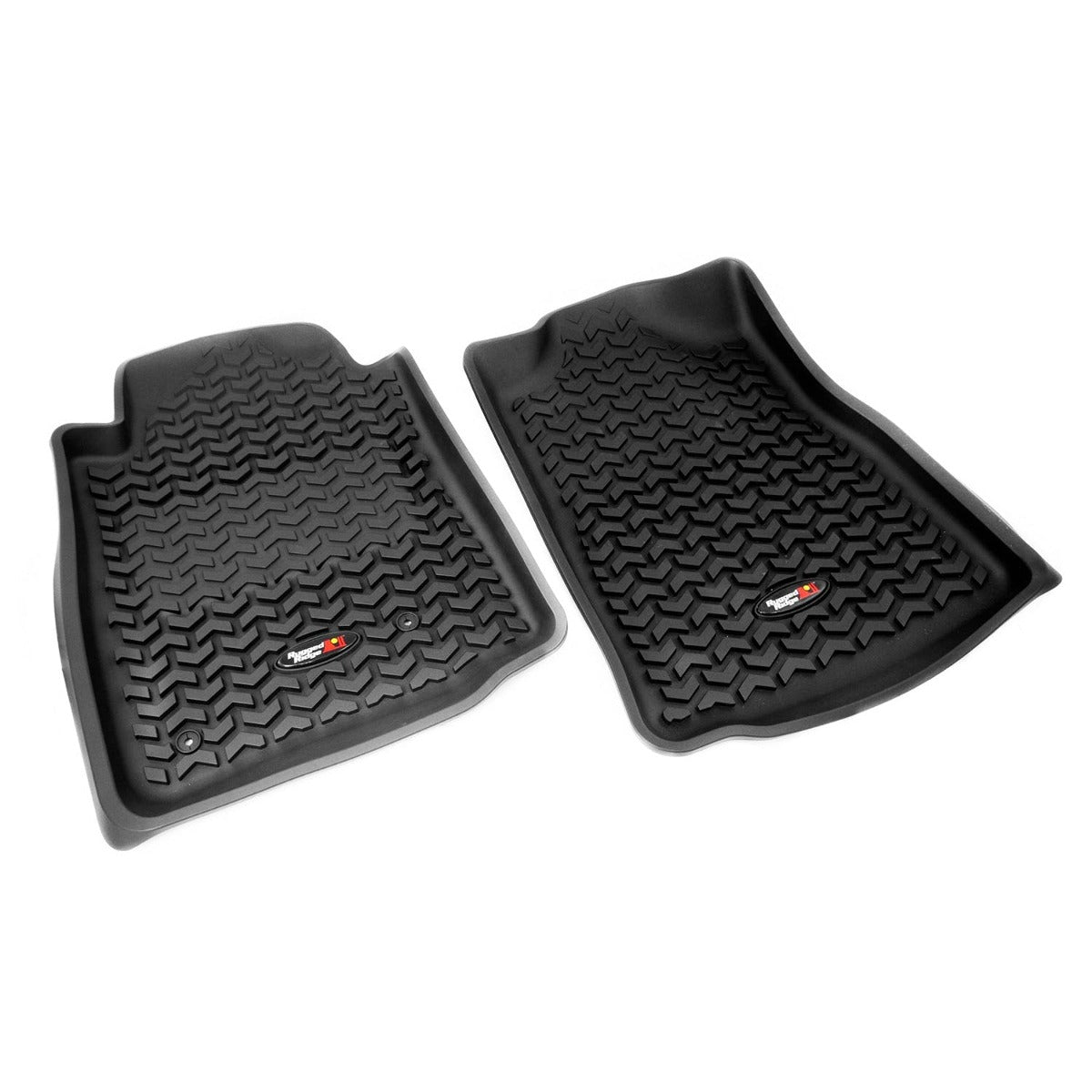 Rugged Ridge 82904.10 Front Floor Liners, Black