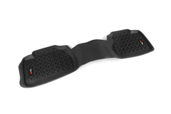 Rugged Ridge 82951.11 Floor Liners; Rear; Black; 07-13 Silverado/Sierra 1500 Extended