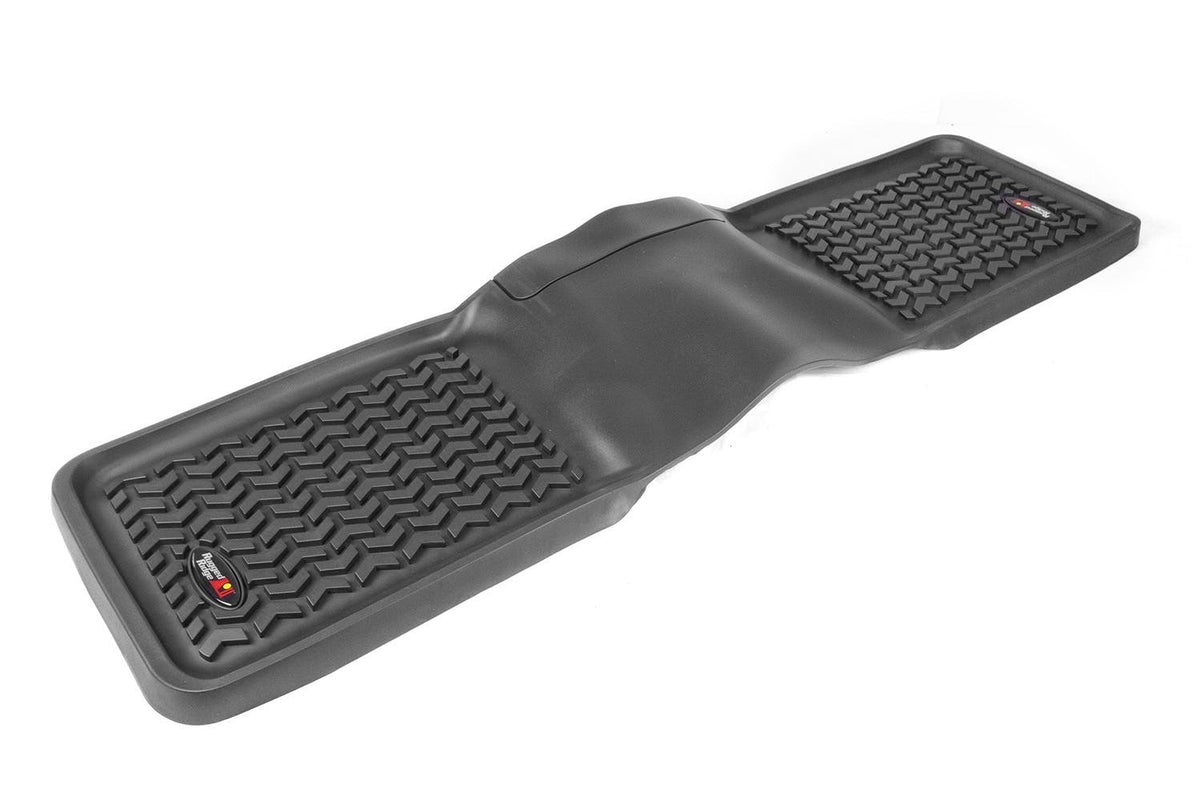Rugged Ridge 82952.11 Floor Liners; Rear; Black; 97-08 Ford F-150 Ext/04-08 Supercrew