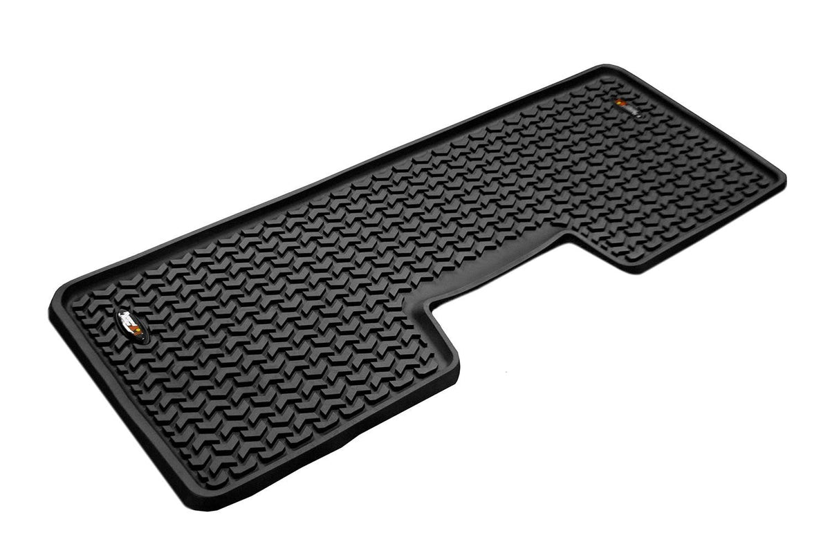 Rugged Ridge 82952.12 Floor Liners; Rear; Black; 09-14 Ford F-150 SuperCrew