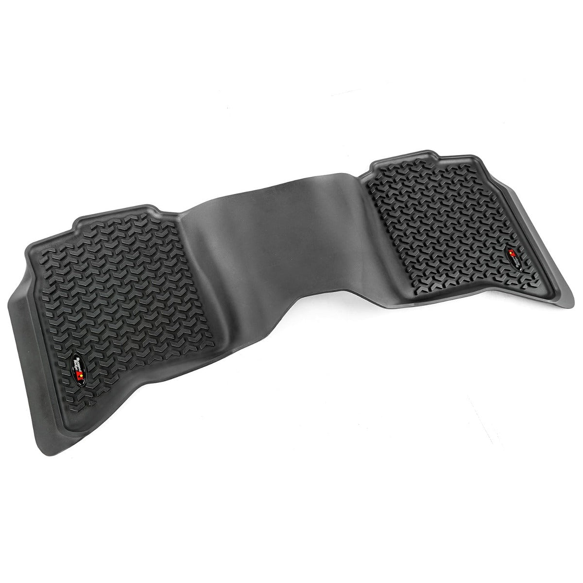 Rugged Ridge 82953.11 Floor Liner Kit; Rear; Black; 09-17 Ram 1500/2500/3500 Crew Cab
