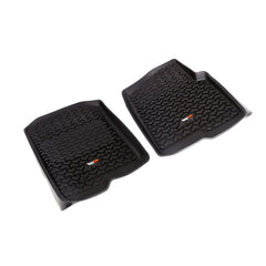 Rugged Ridge 82987.21 Floor Liners Kit, Black