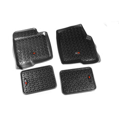 Rugged Ridge 82987.23 Floor Liners Kit, Black