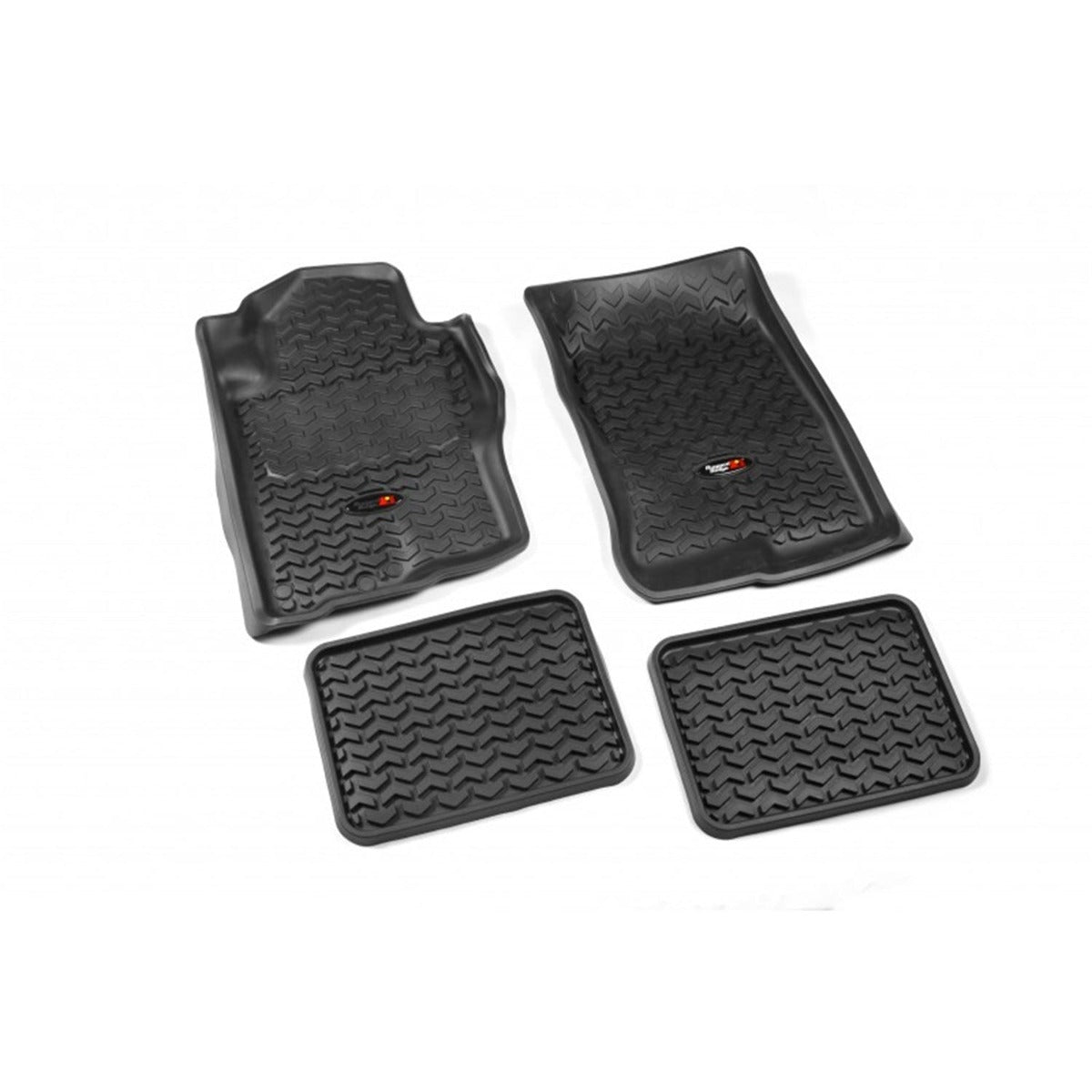 Rugged Ridge 82987.80 Floor Liners Kit, Black