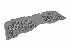 Rugged Ridge 84954.40 Floor Liners; Rear; Gray; 10-13 Toyota 4Runner