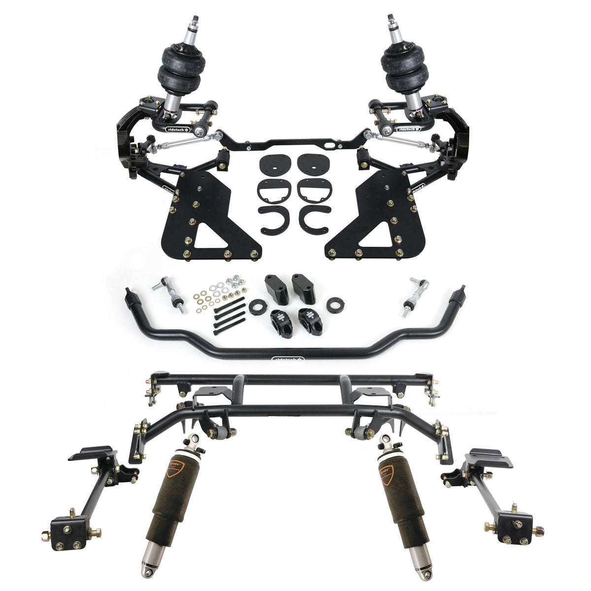 Ridetech 11250297 HQ Air Suspension System for 1962-1967 Chevy II Nova.