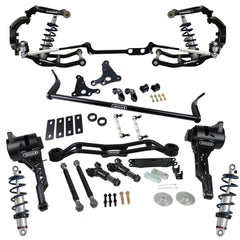 Ridetech 11530203 HQ Coil-Over System with hub spindles & trailing arms for 1963-1979 Corvette.