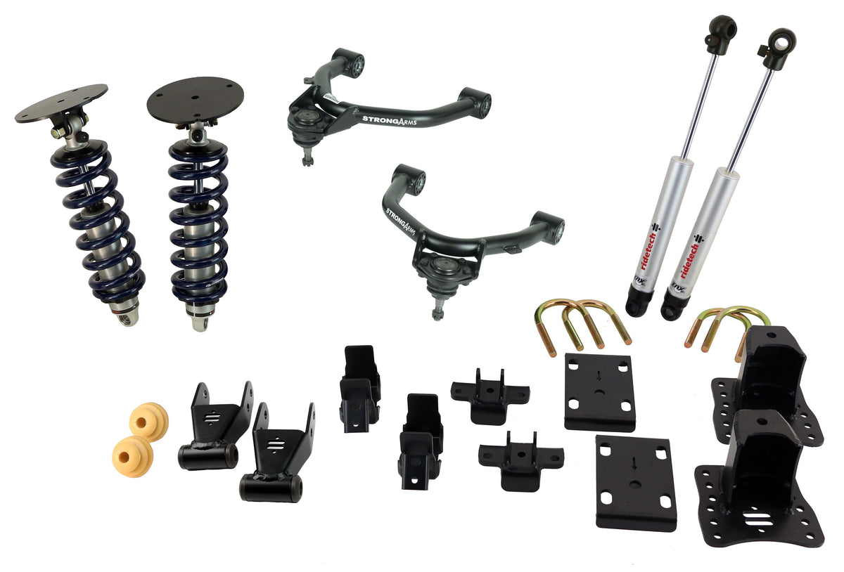 Ridetech StreetGrip System for 2007-2016 Silverado 1500 4WD with OE cast steel arms 11700116