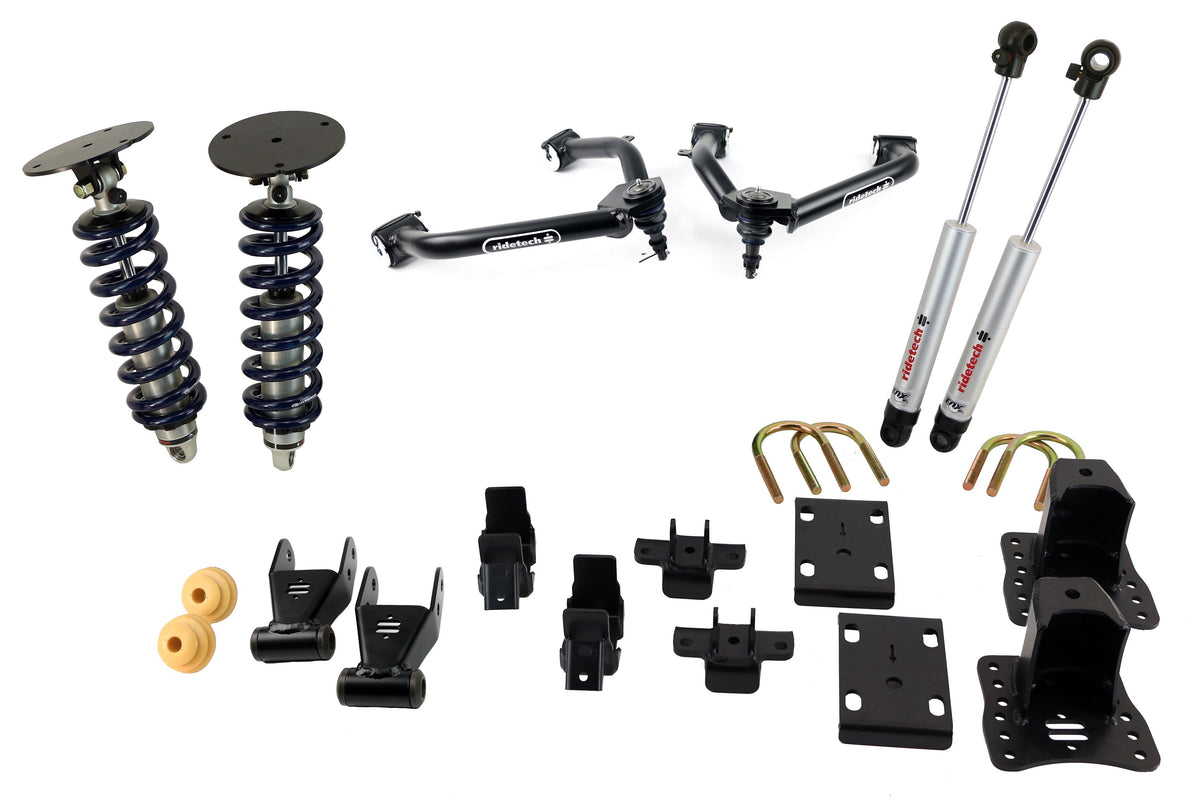 Ridetech StreetGrip System for 2014-2018 Silverado 1500 4WD with OE stamped or aluminum arms 11710116