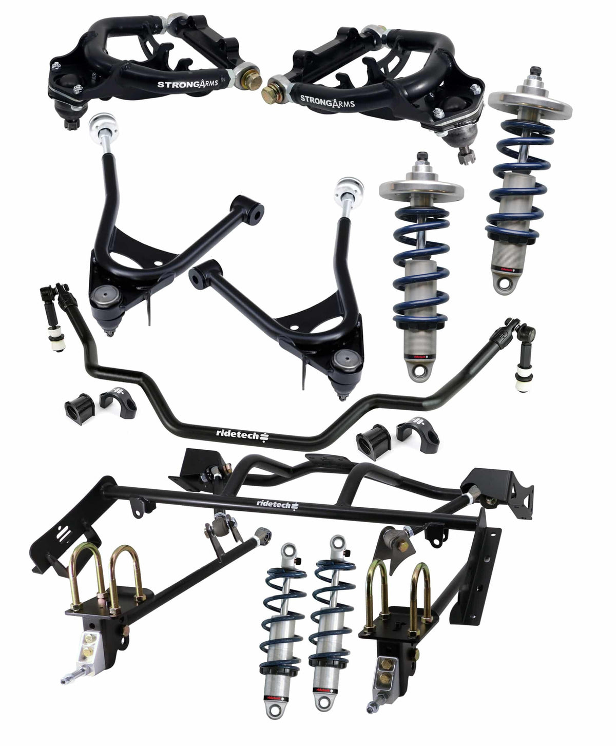 Ridetech 12100202 HQ Coil-Over System for 1967-1970 Mustang.