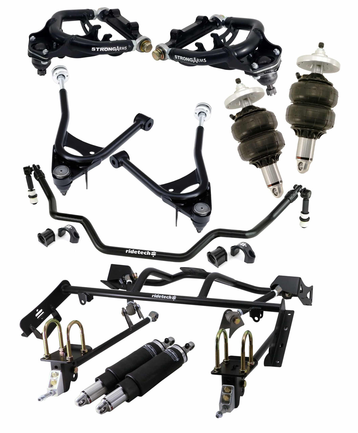 Ridetech 12100297 HQ Air Suspension System for 1967-1970 Mustang.