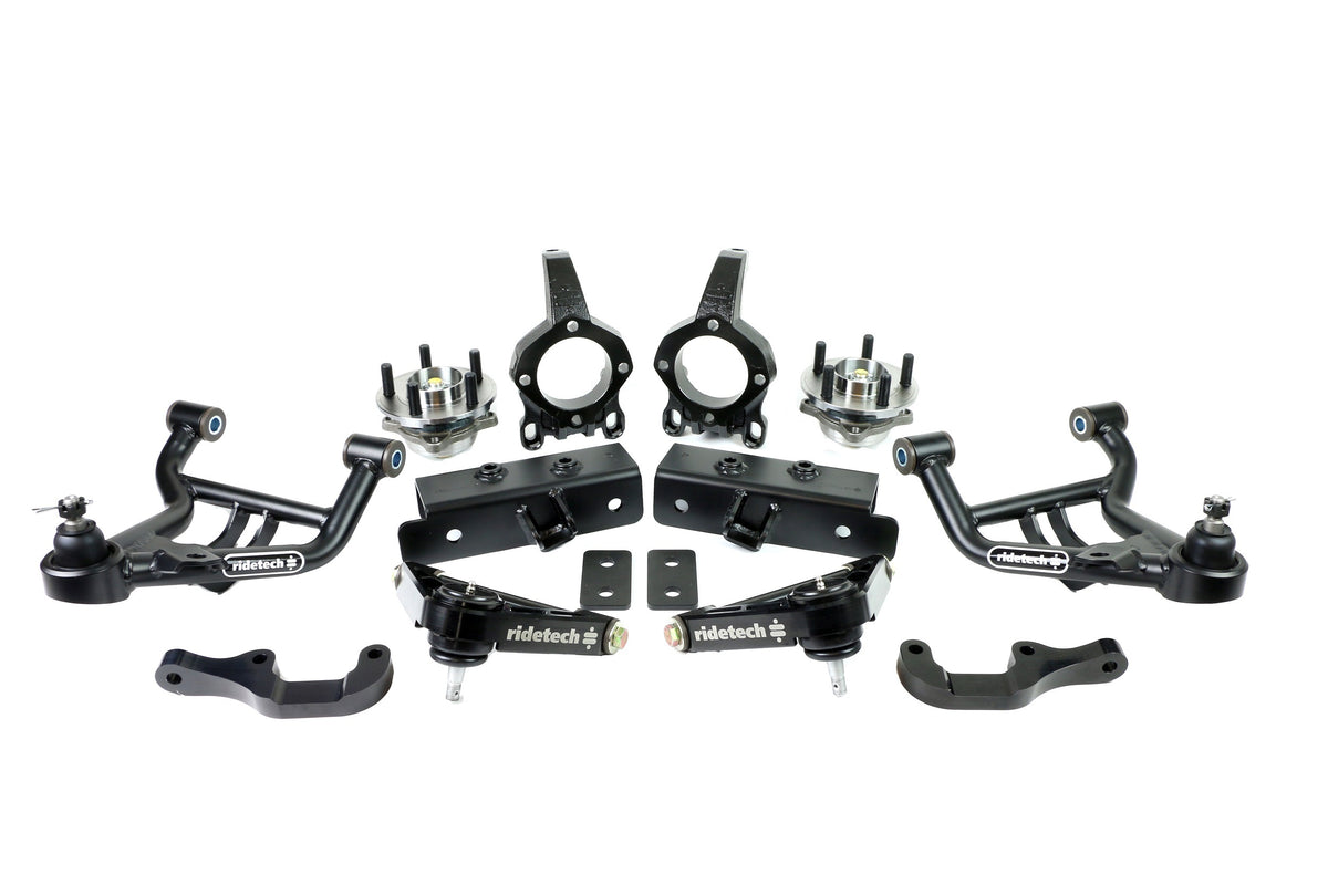 Ridetech 12122600 Front SLA Suspension System for 1979-1993 Mustang with stock k-member.