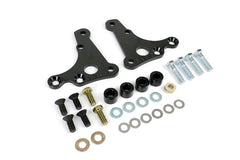 Ridetech 12129508 Front caliper brackets for 94-04 Cobra brakes with Ridetech 79-93 Mustang SLA.