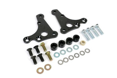 Ridetech 12129508 Front caliper brackets for 94-04 Cobra brakes with Ridetech 79-93 Mustang SLA.