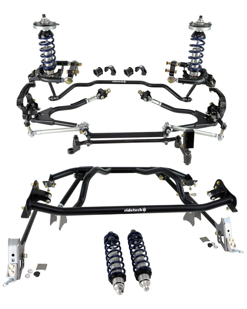 Ridetech 12280203 HQ Coil-Over System with hub spindles for 1961-1965 Falcon.