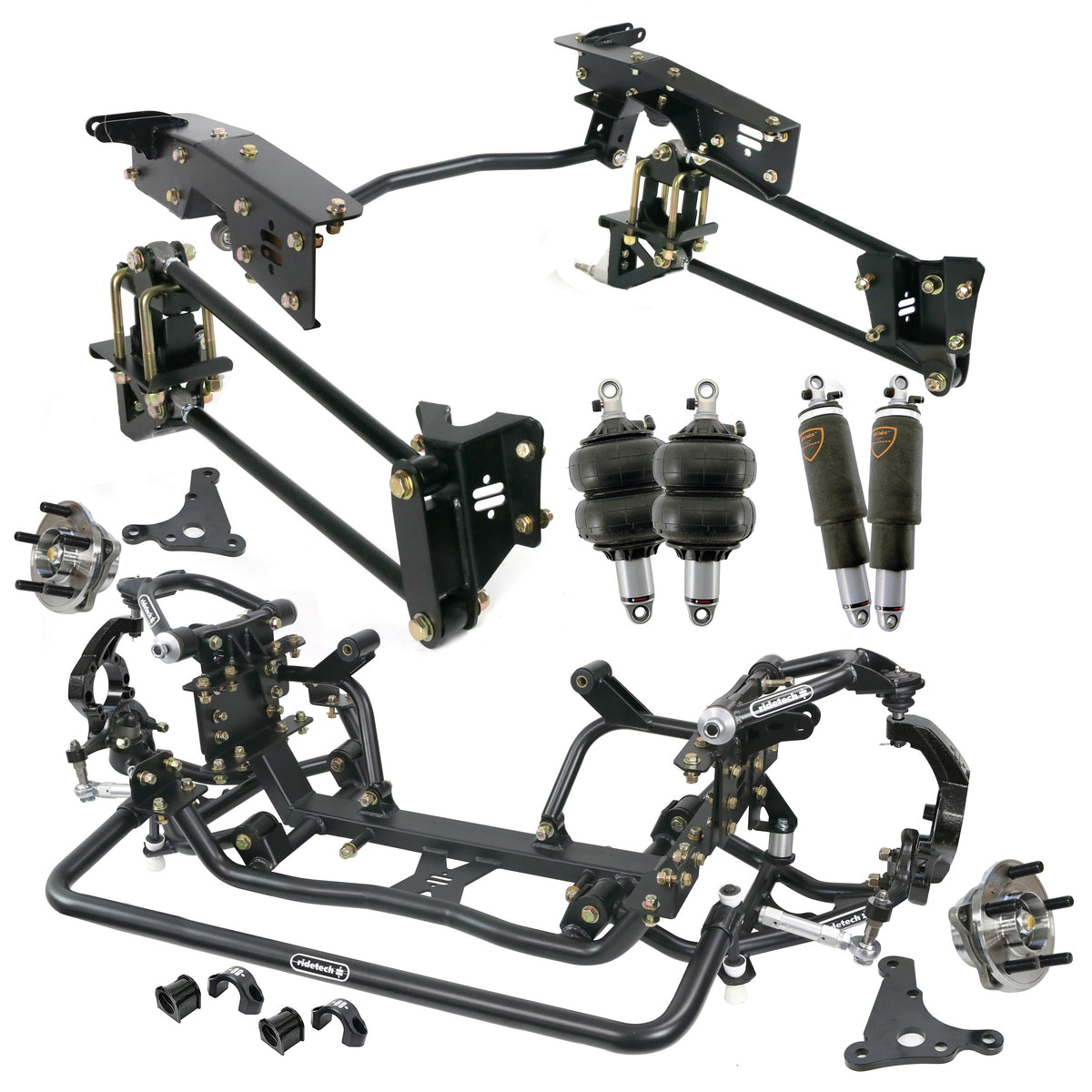 Ridetech 12320296 HQ Air Suspension System with hub spindles for 1965-1972 F-100.