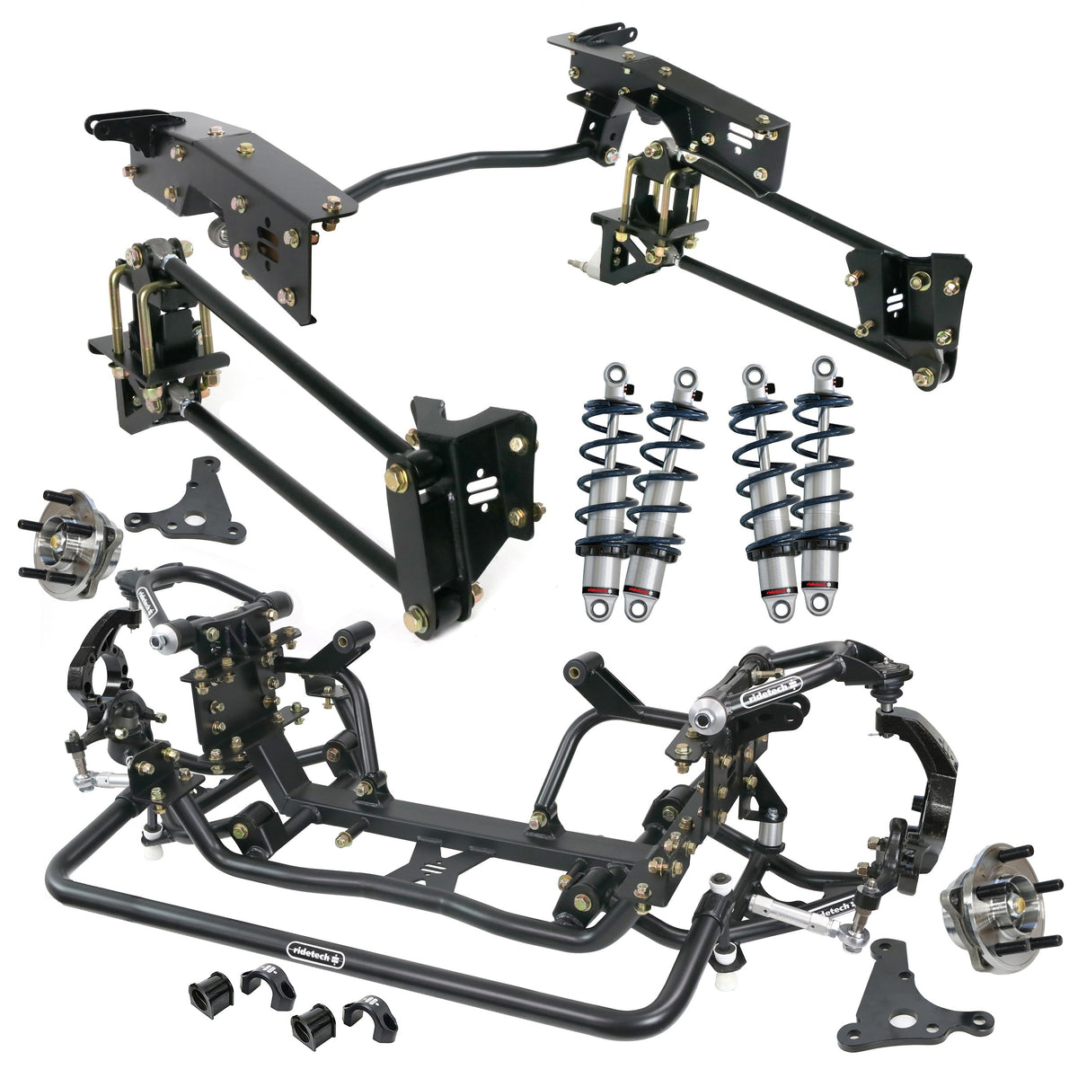 Ridetech 12330203 HQ Coil-Over System with hub spindles for 1973-1979 F-100.