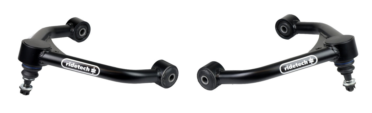 Ridetech 13133699 Front upper StrongArms for 2019-2025 Ram 1500 2WD/4WD, lowered.