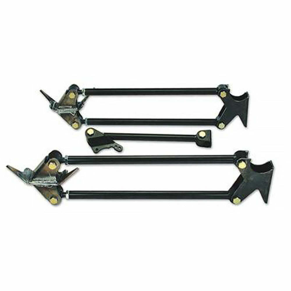 Ridetech Parallel Four Link , Universal Weld-in with black powder coated bars. 18988899