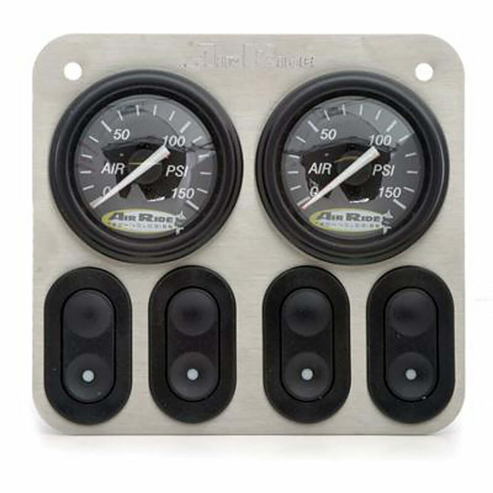 Ridetech 4-Way 12 volt analog control panel for air suspension. For use with 12v valves. 31194000
