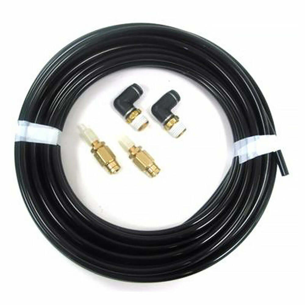 Ridetech Inflation kit with 30ft. 1/4" airline, 2 1/4" npt elbows and 2 schrader valves. 32000002