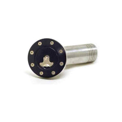 Ridetech Billet aluminum gas cap for 1962-1967 Nova, locking, anodized Silver. 81000039