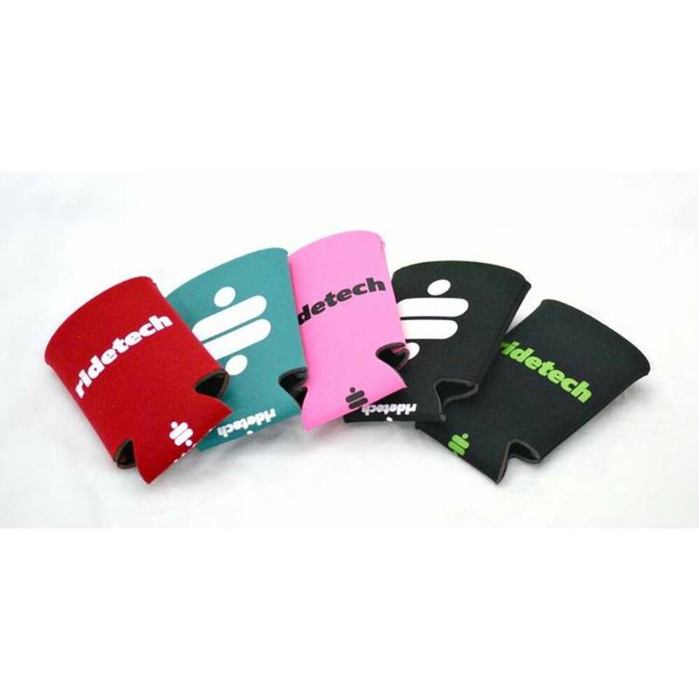 Ridetech CAN COOZIE; BLACK W/WHITE LOGO 82015002