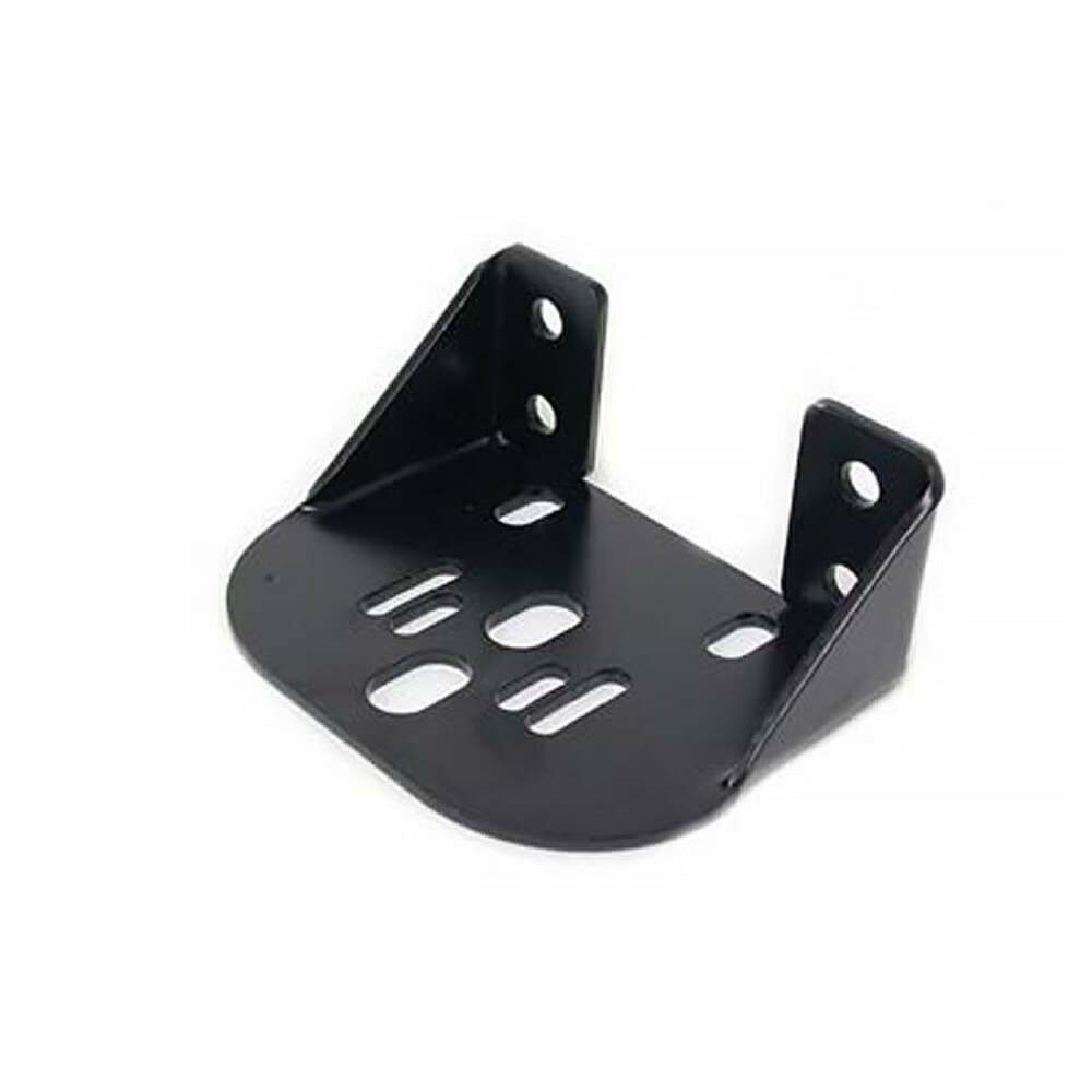 Ridetech Bolt-On rear upper air spring bracket, powder coated black. 90000002