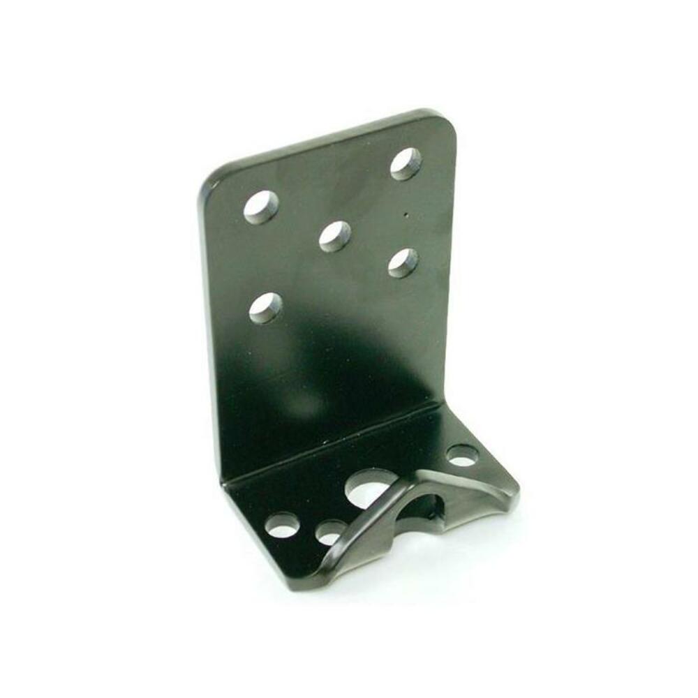Ridetech Bolt-On under frame air spring bracket, powder coated black. 90000033