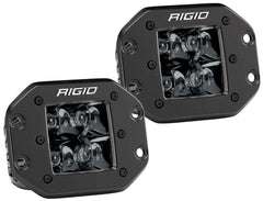 RIGID Industries 212213BLK D-Series PRO Flush Mount Spot Light, Midnight