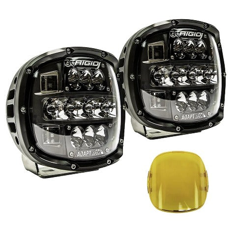 RIGID Industries 300415 Adapt XP Extreme Powersports LED Light, 3 Lighting Zones, GPS Module| Pair