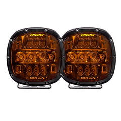 RIGID Industries Adapt XP LED Light with Amber PRO Lens, Pair 300515