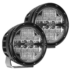 RIGID Industries 36206 360-Series 6in LED Off-Road Drive Beam Amber Backlight Pair