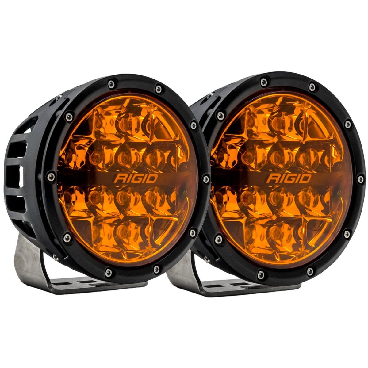 RIGID Industries 360-Series 6 in. Amber PRO LED Spot Lights, Pair 36210