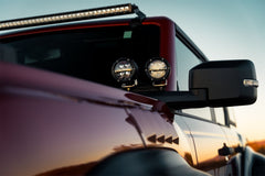 RIGID Industries 360-Series 4 in. LED Light with RGBW Backlight, Spot Beam, Pair 36402