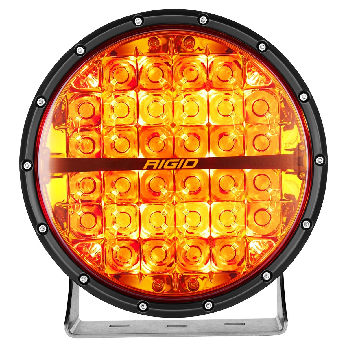 RIGID Industries 360-Series 9 in. Amber PRO LED Spot Light, Single 36522