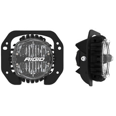 RIGID Industries 37106 1-Piece Plastic Bumper Fog Mount Kit with 360-Series 4in SAE White