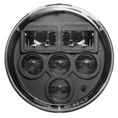RIGID Industries Truck-Lite 37 Series 7 in. Round LED Headlight, High and Low Beam 37270C