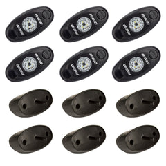 RIGID Industries 400253 Rock Light Kit, Clear White 6 lights