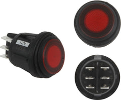 RIGID Industries 40181 3 POSITION ROCKER SWITCH RED
