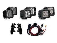 RIGID Industries 41610 Fog Light Kit Includes Mounts and 6 D-Series