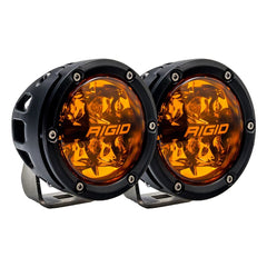 RIGID Industries Polaris RZR Pro R/Turbo R 360-Series Amber PRO A-Pillar Light Kit 41652