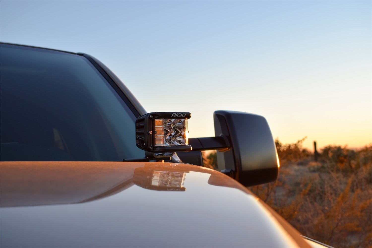 RIGID Industries 46705 RIGID A-Pillar Light Kit, Includes D-SS Flood