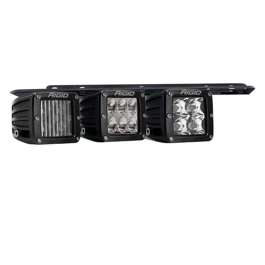 RIGID Industries 2021+ Ford Raptor Triple Fog Light Kit 46738