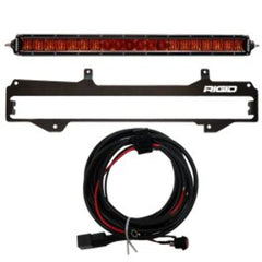 RIGID Industries 2024+ Toyota Tacoma Grille Light Kit with 20 in. SR-Series Amber PRO Light Bar 46764