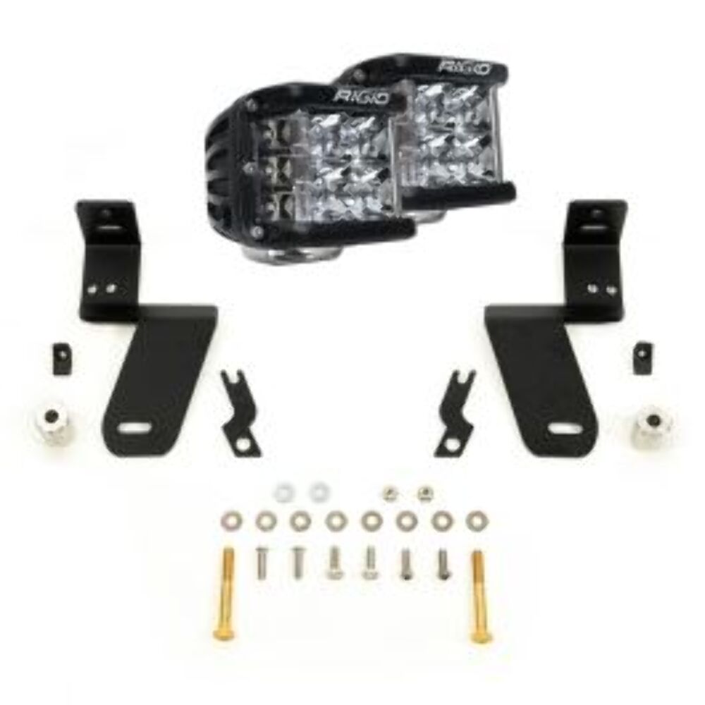 RIGID Industries 2019-2027 Chevy Silverado 1500 D-SS Spot A-Pillar Light Kit 46782