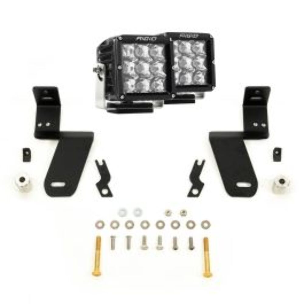 RIGID Industries 2020-2027 Chevy/GMC 2500HD/3500HD D-XL Spot A-Pillar Light Kit 46786